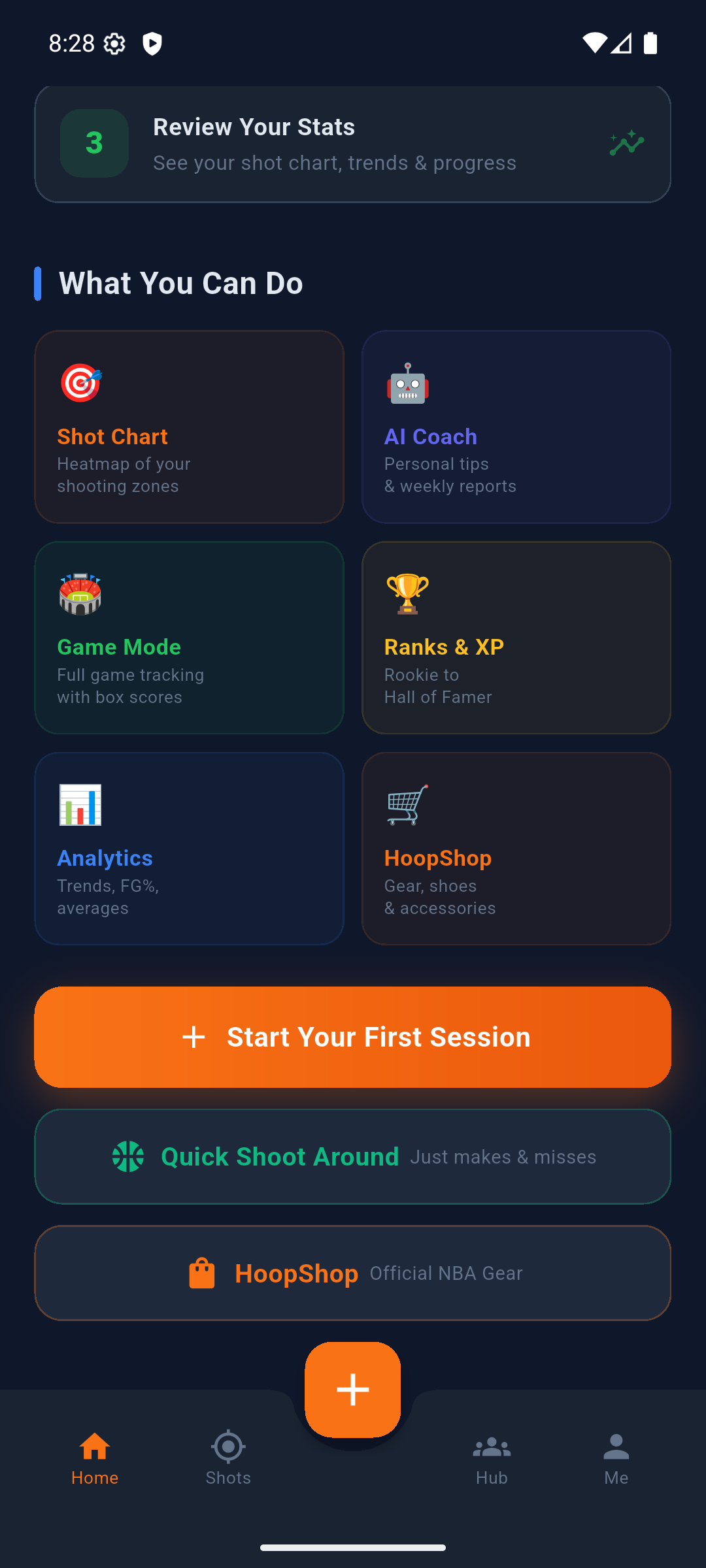 Hoop — Drills & training